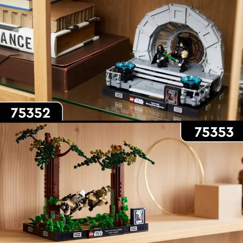 75353 - diorama inseguimento con lo speeder su endor: 6