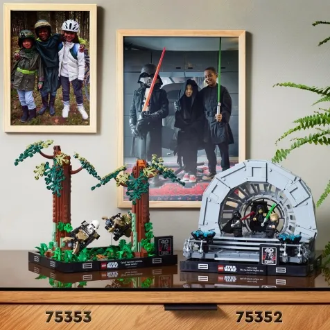 75353 - diorama inseguimento con lo speeder su endor: 7