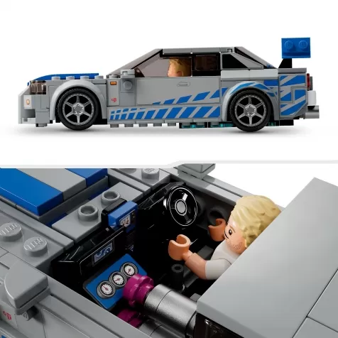 76917 - 2 fast 2 furious nissan skyline gt-r (r34) speed champions