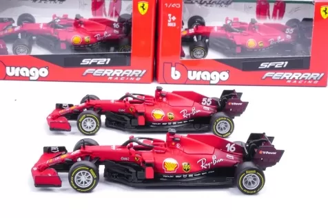 ferrari f1 sp21 1:43 - sainz e leclerc