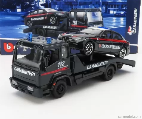 carro attrezzi carabinieri con auto - 1:43