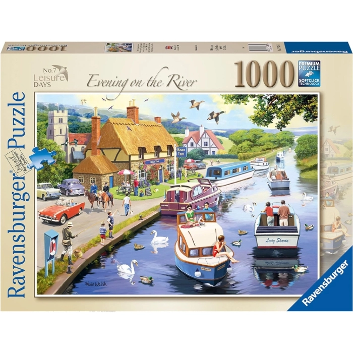 serata sul fiume - puzzle 1000 pezzi