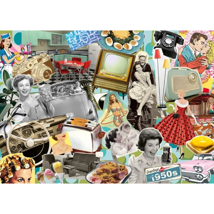 gli anni 50 - puzzle 1000 pezzi