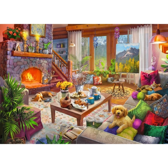 casetta accogliente - puzzle 1000 pezzi