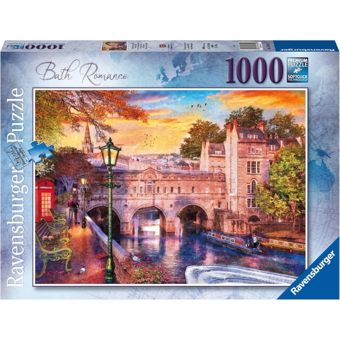 una sera romantica a bath - puzzle 1000 pezzi