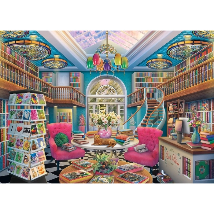 il regno dei libri - puzzle 1000 pezzi
