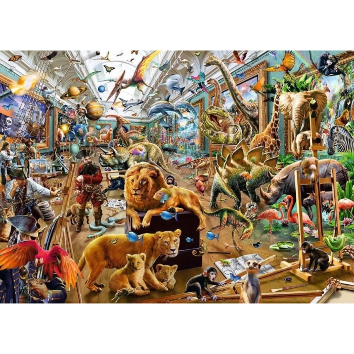 il museo vivente - puzzle 1000 pezzi