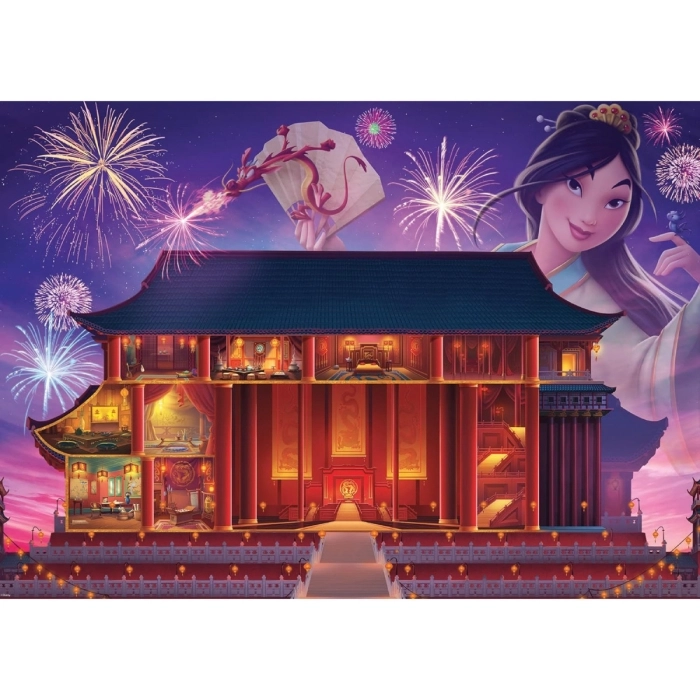 disney: castle collection - mulan - puzzle 1000 pezzi