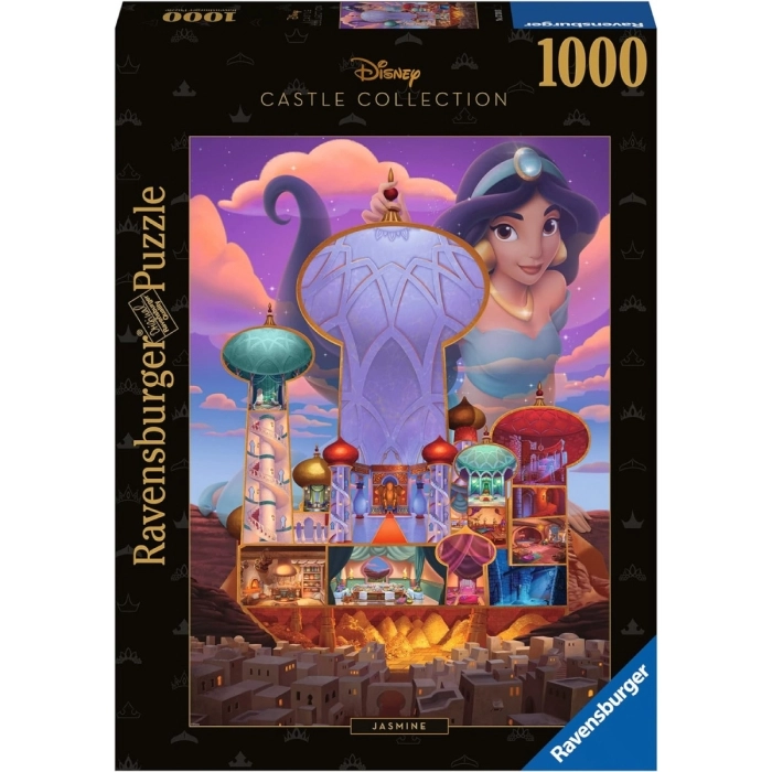 disney: castle collection - jasmine - puzzle 1000 pezzi
