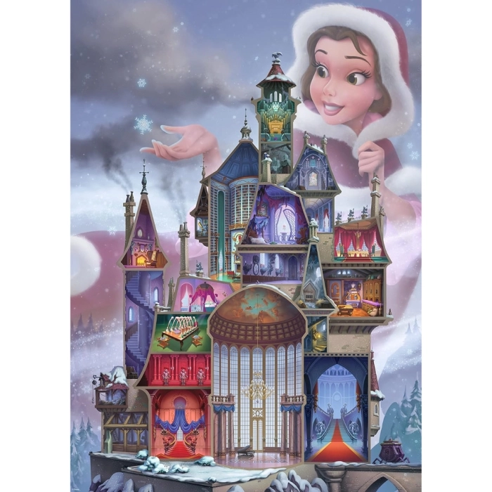 disney: castle collection - belle - puzzle 1000 pezzi