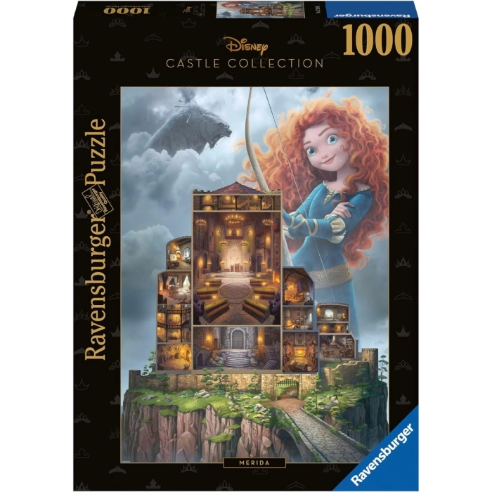 disney: castle collection - merida - puzzle 1000 pezzi
