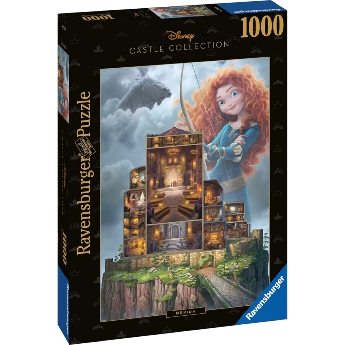 disney: castle collection - merida - puzzle 1000 pezzi