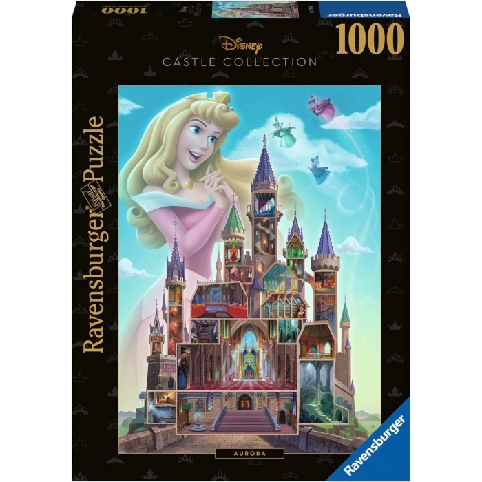 disney: castle collection - aurora - puzzle 1000 pezzi