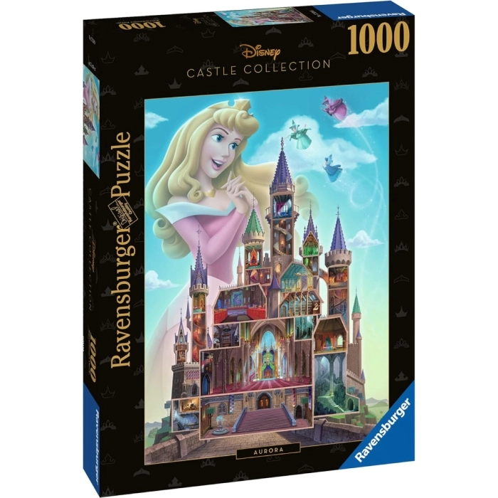 disney: castle collection - aurora - puzzle 1000 pezzi