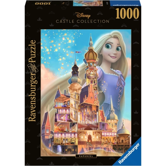 disney: castle collection - rapunzel - puzzle 1000 pezzi