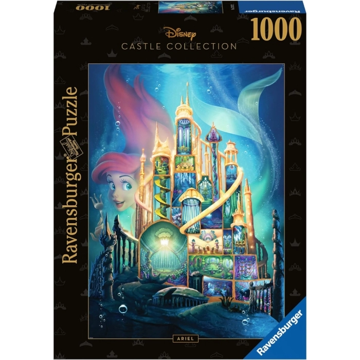 disney: castle collection - ariel - puzzle 1000 pezzi