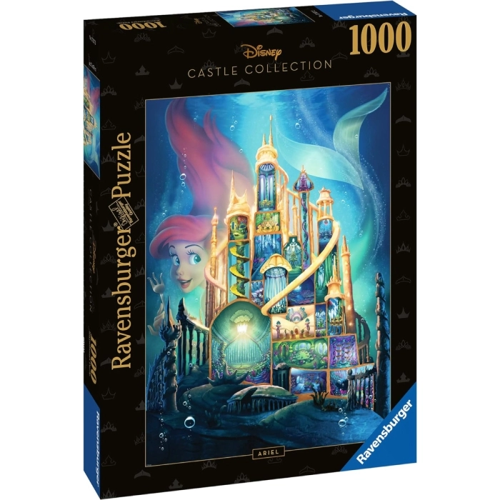 disney: castle collection - ariel - puzzle 1000 pezzi