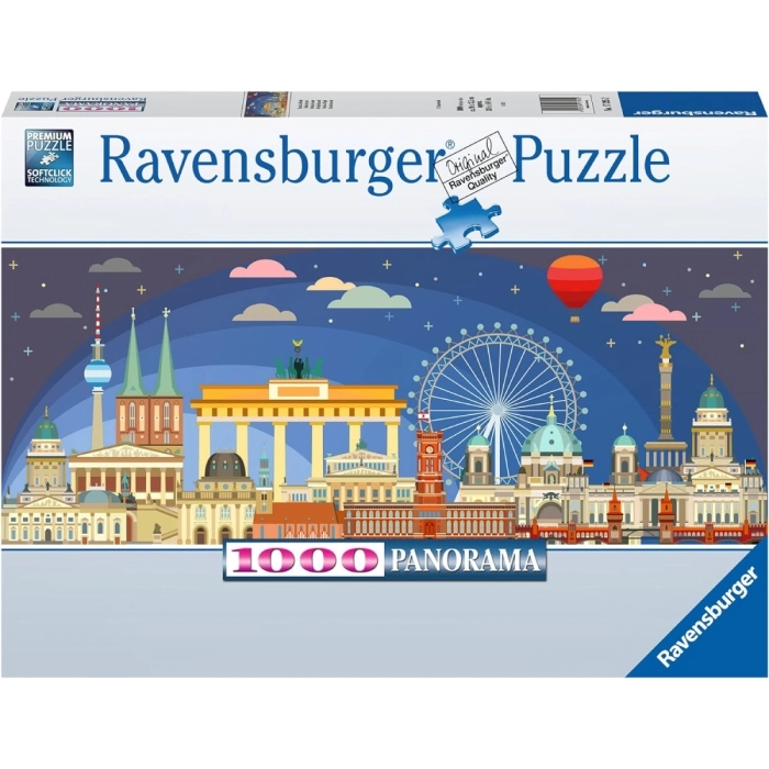 RAVENSBURGER Berlino Di Notte - Puzzle 1000 Pezzi Panorama a 14,99 €