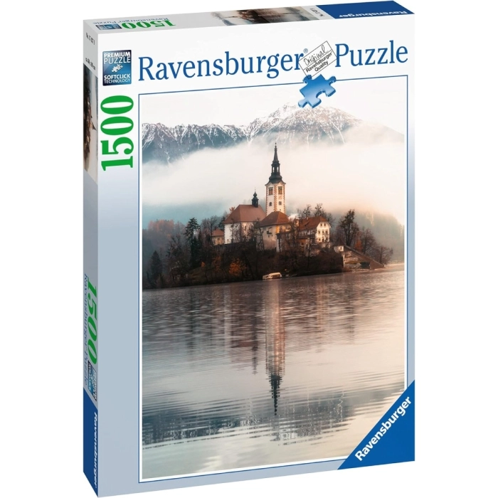 isola di bled, slovenia - puzzle 1500 pezzi