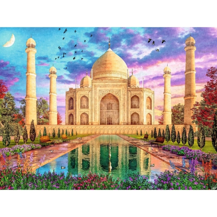 maestoso taj mahal - puzzle 1500 pezzi