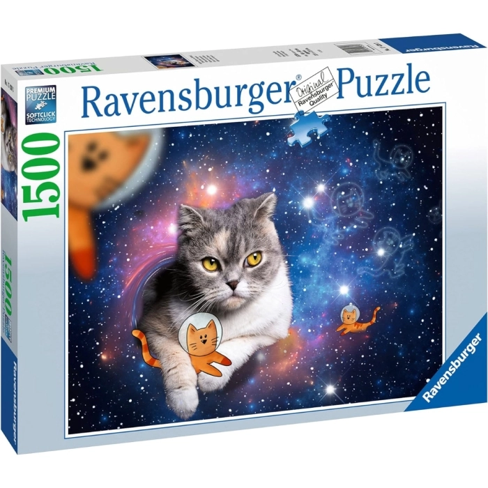 gatto nello spazio - puzzle 1500 pezzi