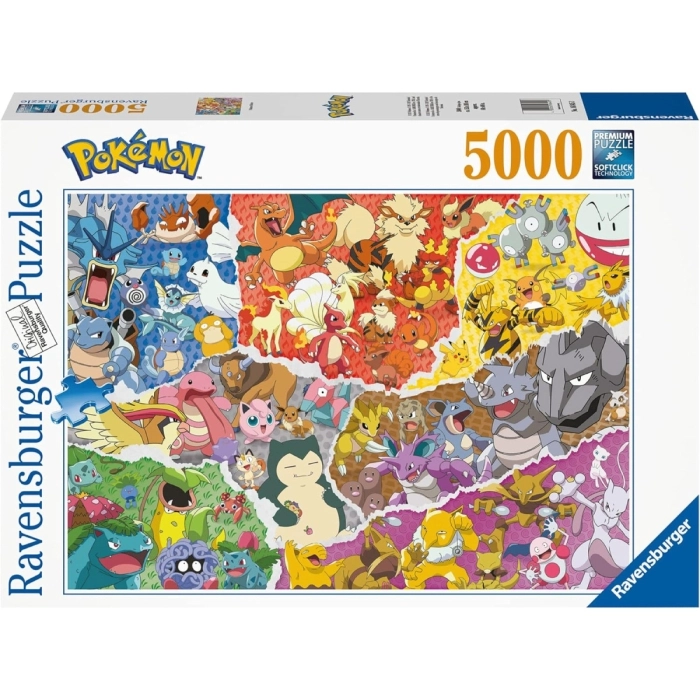 pokemon - puzzle 5000 pezzi