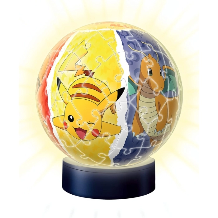 pokemon - nightlamp - puzzle 3d