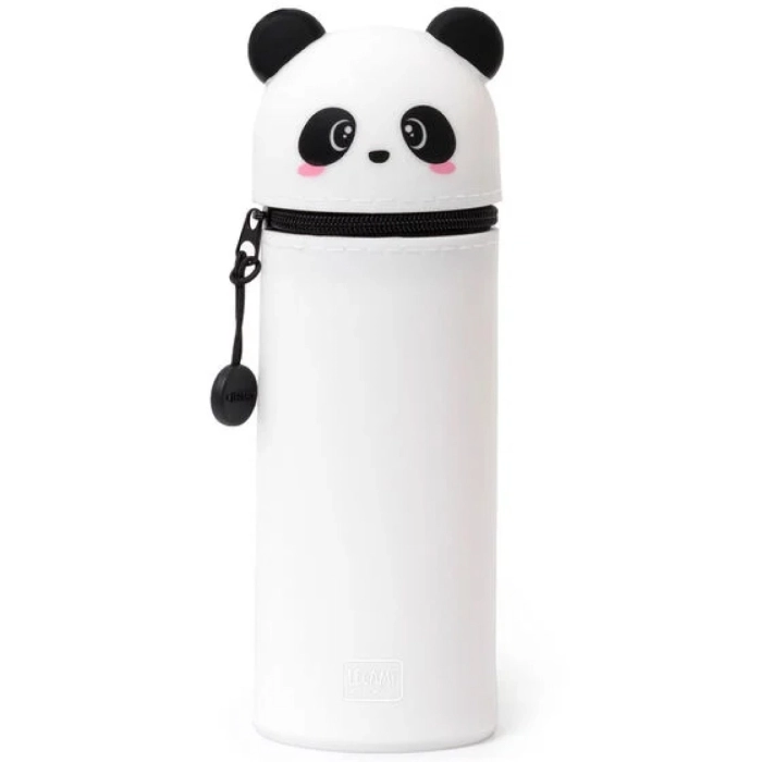 astuccio 2 in 1 in morbido silicone - kawaii - panda: 1