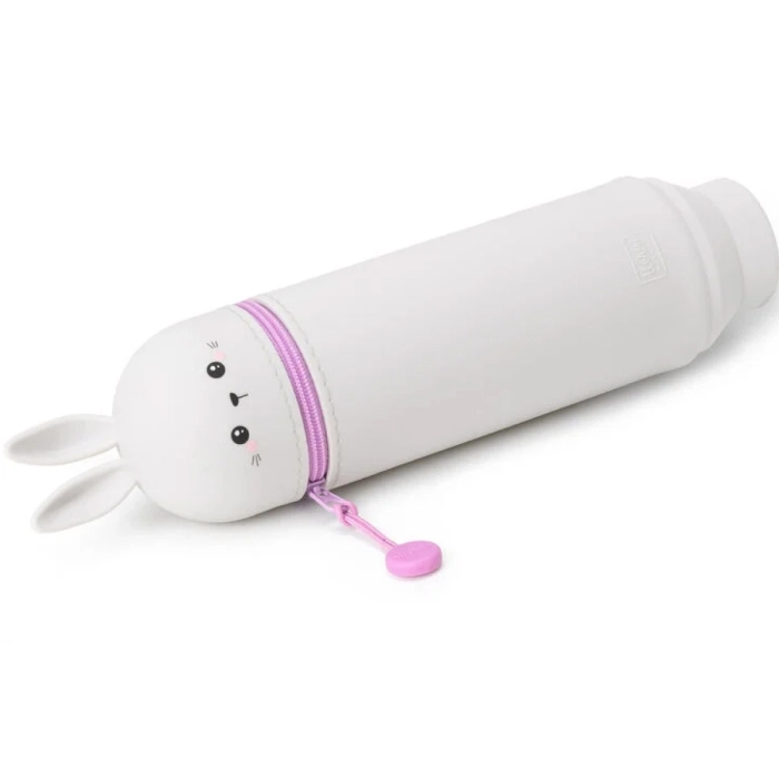 astuccio 2 in 1 in silicone - kawaii - coniglio: 2