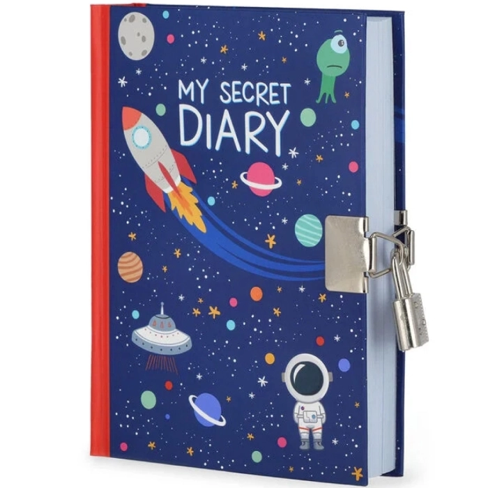 diario segreto con lucchetto - my secret diary - space