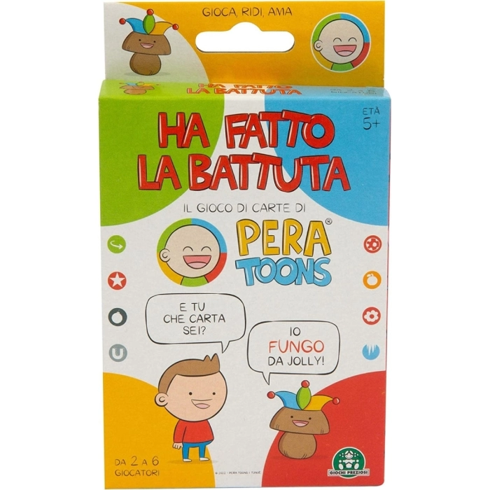 ha fatto la battuta - il gioco di carte di pera toons