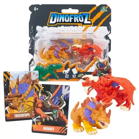 dinofroz - blister coppia di dinosauri - assortimento 1