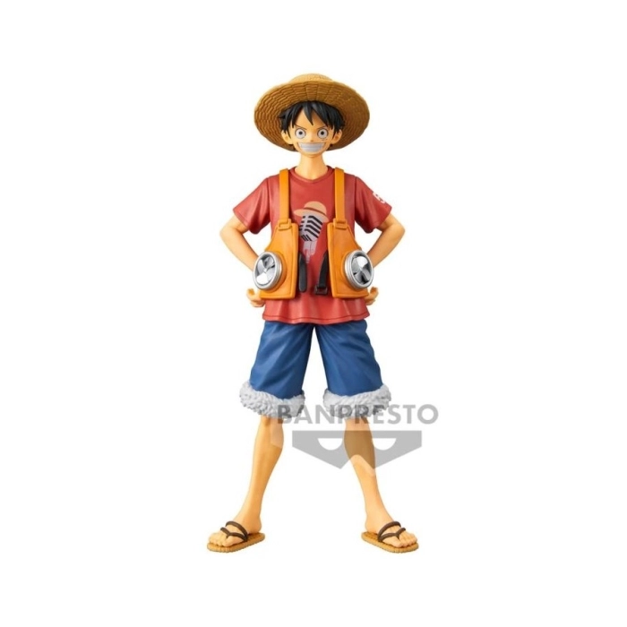 one piece - the grandline men vol.1 - monkey d. luffy - statua 16cm