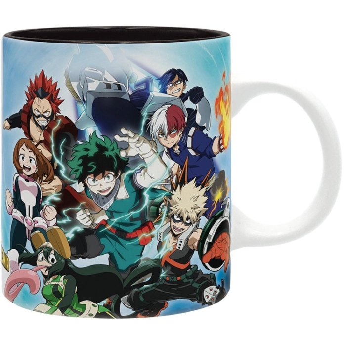 my hero academia - tazza 320ml - heroes vs villain