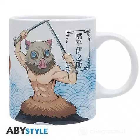 demon slayer - mug - 320 ml - zenitsu & inosuke - subli: 1