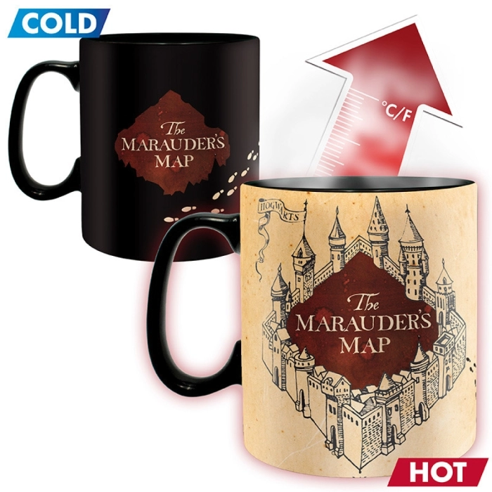 harry potter - tazza heat change 460ml - la mappa del malandrino: 3