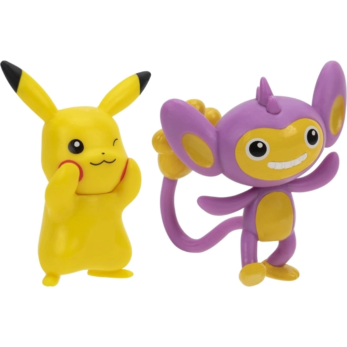 pokemon - battle figure pack - pikachu & aipom