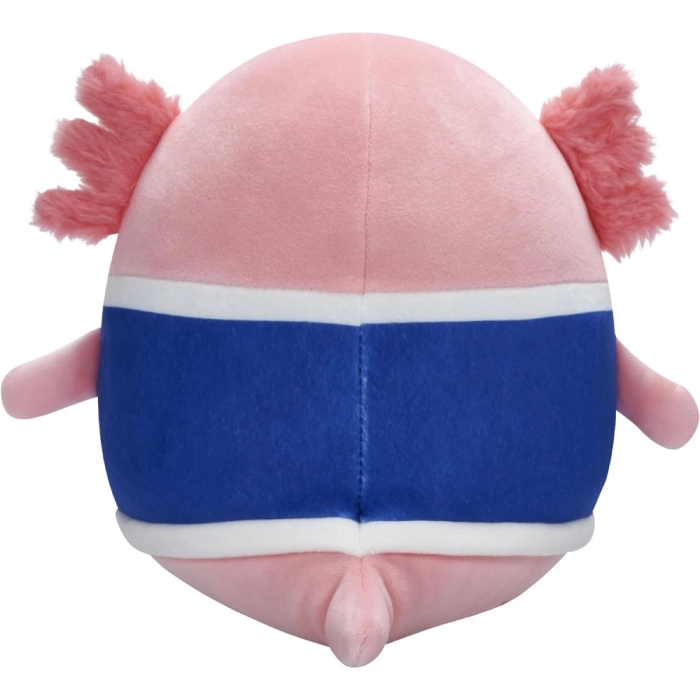 squishmallows - archie the axoloti with football jersey - peluche 20cm