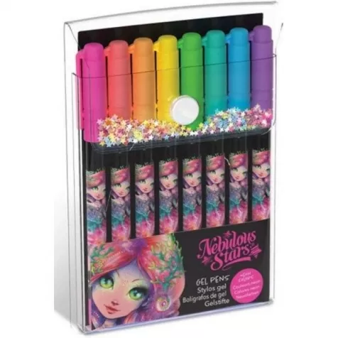 nebulous stars - 8 penne gel con colori neon
