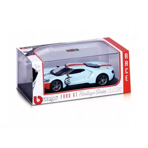 2021 ford gt - heritage edition - die cast race 1:32