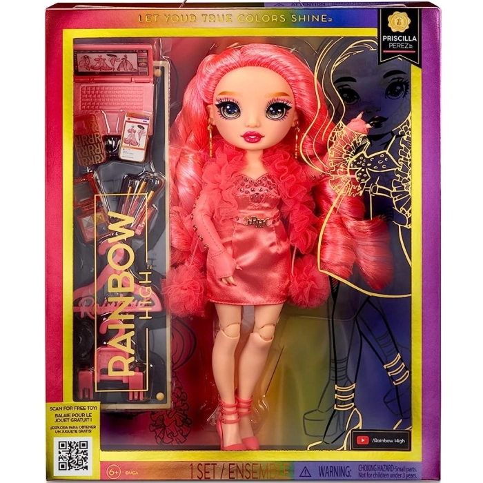 rainbow high - priscilla perez (pink) - s23 fashion doll 30cm