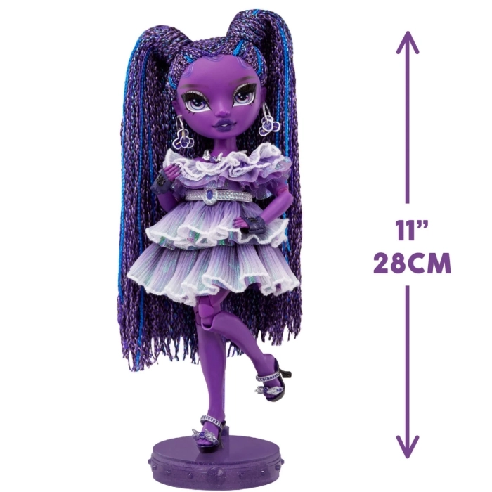 rainbow high - shadow high - monique verbena (dark purple) - s23 fashion doll