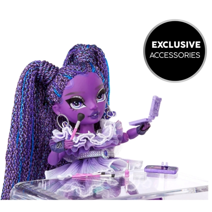 rainbow high - shadow high - monique verbena (dark purple) - s23 fashion doll