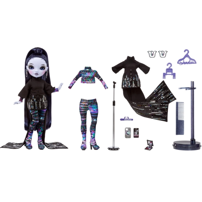 rainbow high - shadow high - reina &ldquo;glitch&rdquo; crowne (midnight) - s23 fashion doll