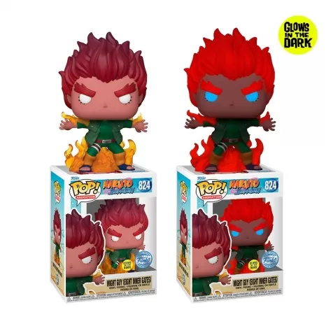naruto shippuden - might guy (eight inner gates) 9cm - funko pop 824