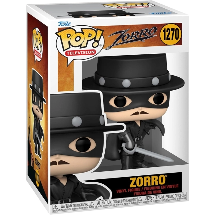 zorro - zorro 9cm - funko pop 1270