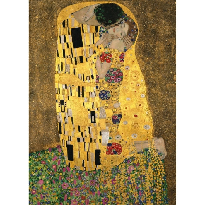 il bacio (klimt) - museum collection - puzzle 1000 pezzi