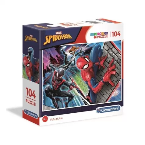 spiderman - super color puzzle - puzzle 104 pezzi