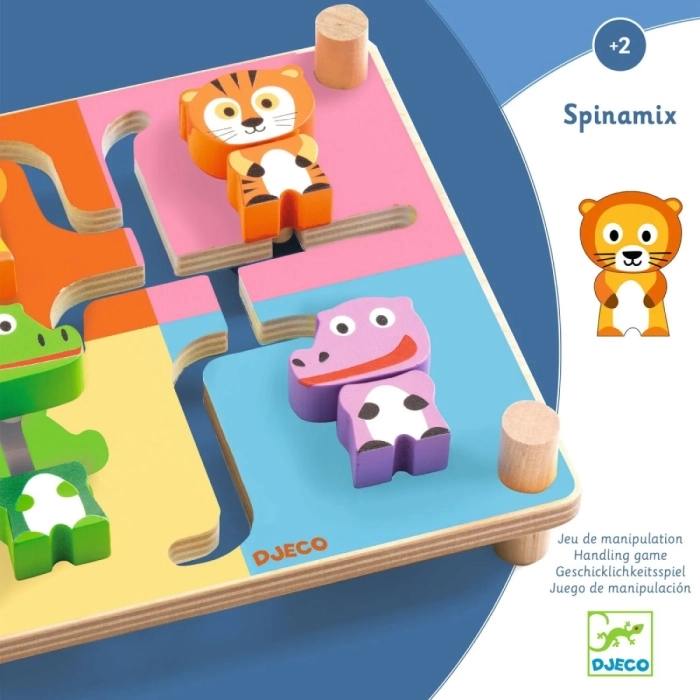 spinamix labirinto - gioco in legno