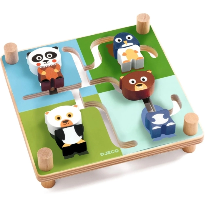 spinamix labirinto - gioco in legno